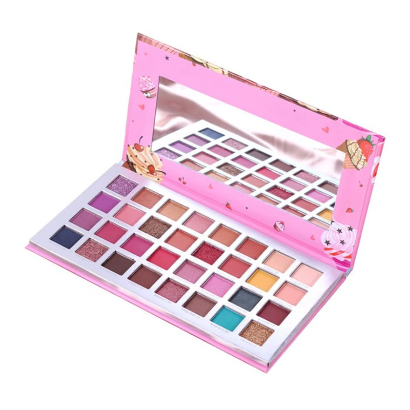 

32 color Colorful Matte Eyeshadow Shimmering Long Lasting waterproof Pigments Pressed Glitter ice cream blush eye shadow palette