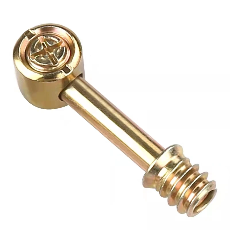 Furniture hardware M6,M8 Four-in-one bed / connector, hammer nut mount, screw, eccentric adjustment 10 Pieces