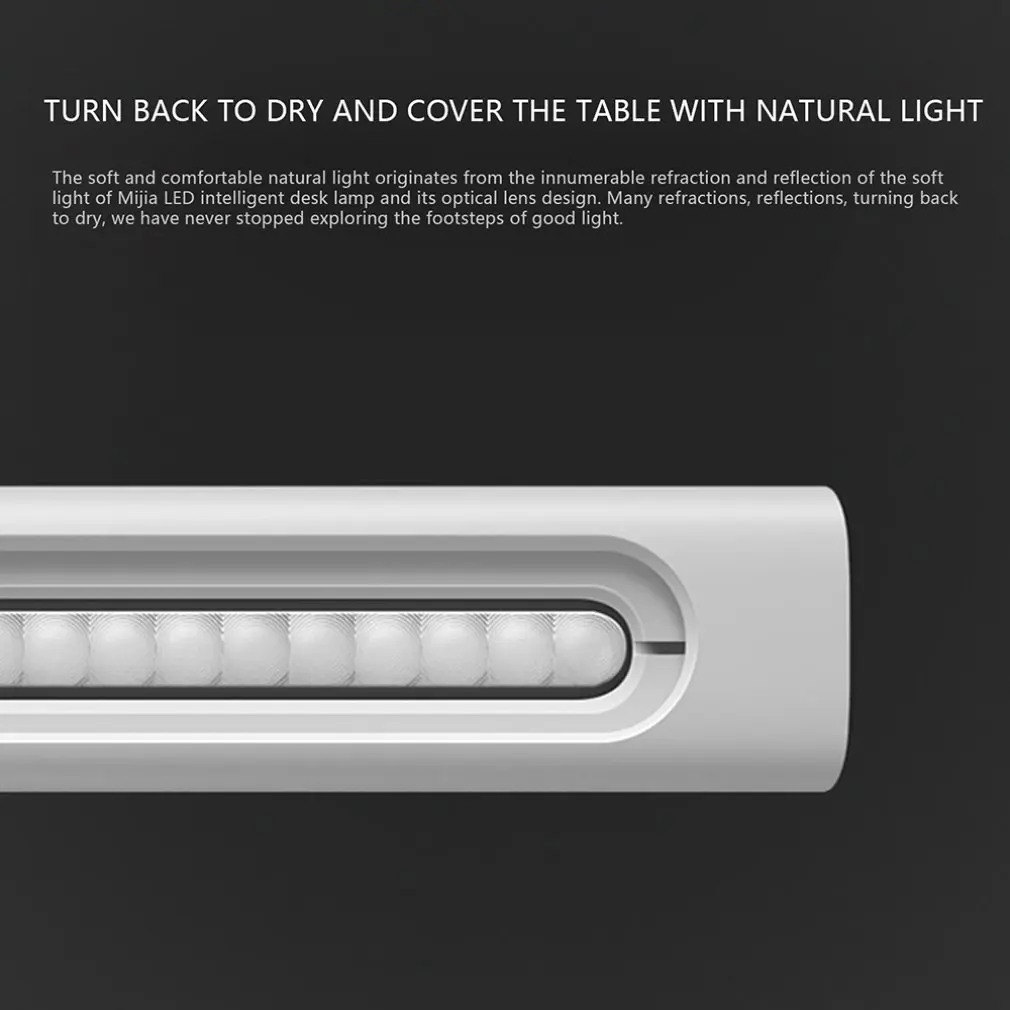 Original Xiaomi Mijia Mi Smart LED Desk Lamp Table Lamp Dimming Reading Light WiFi Enabled Work with Alexa Mi Home APP 100-240V