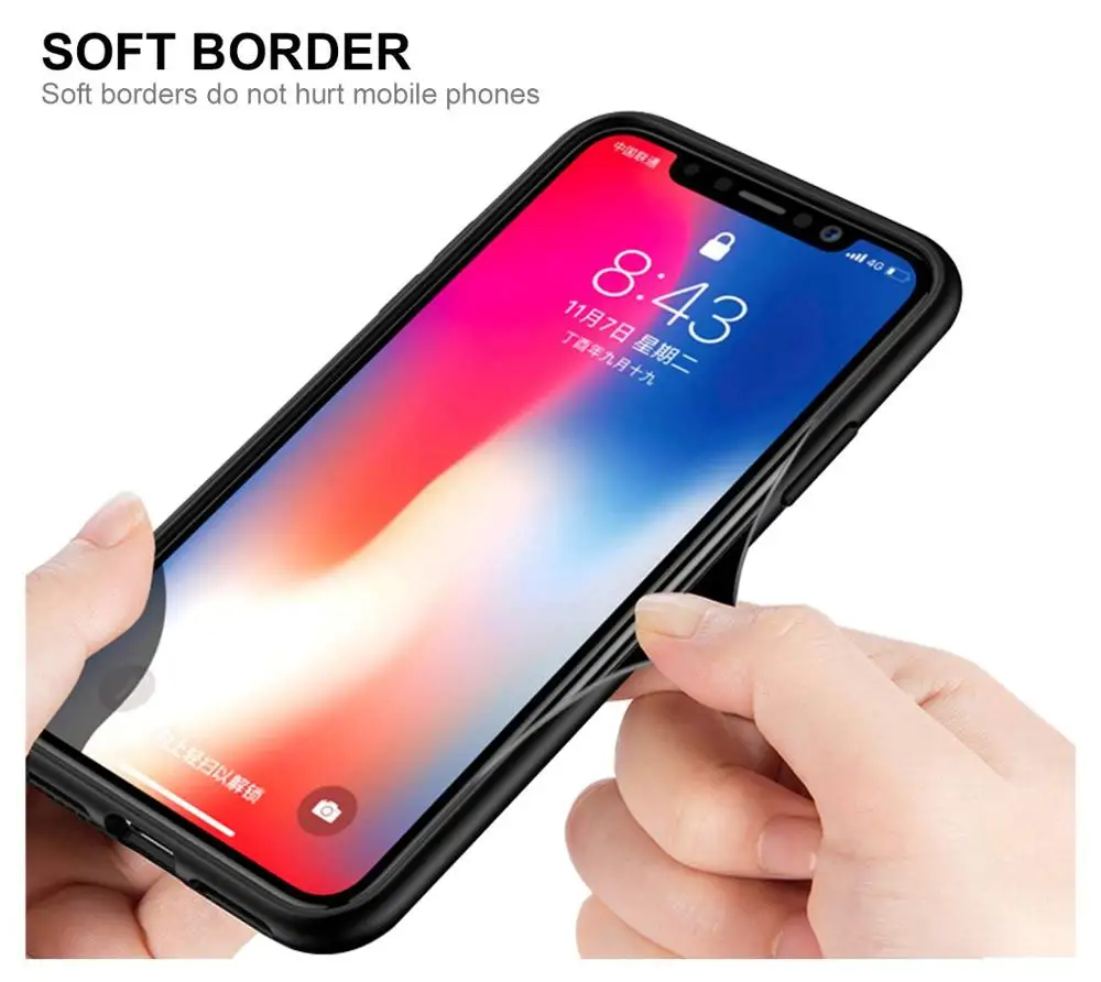 

KAPAVER Luxury Official Silicone Phone Case For iPhone XS MAX Case Rubberized PC TPU Protective Stark Transparent Back Cover