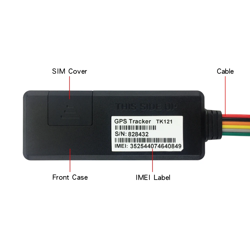 Gps устройство TK121 дешевые gps GPRS GSM трекер с ACC проверка состояния гео-забор превышение скорости для автомобиля удаленное устройство отключения автомобиля