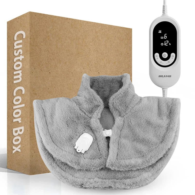 Rabbit Fur Shoulder And Neck Heating Shawl Wrapped Hyperthermia Heater