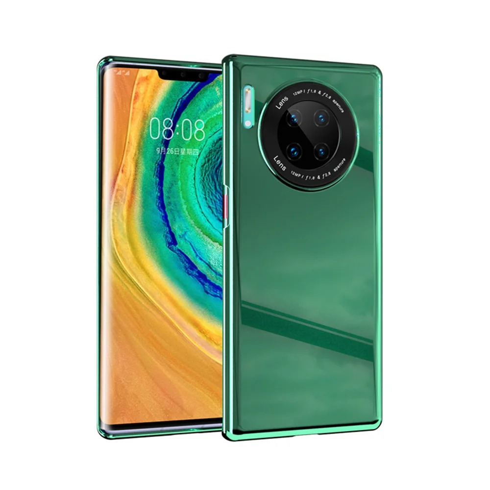 Стекло зеркало huawei mate30/mate 30 pro Чехол для телефона ультра-тонкий защитный жесткий чехол Простой деловой стиль 11,7