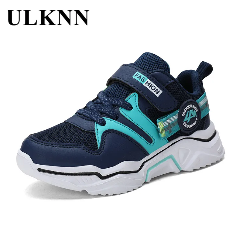 ULKNN New Style BOY'S Athletic Shoes Big Boy Junior High School Students Spring Shoes Boy Breathable Casual SNEAKERS