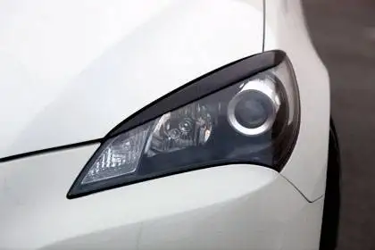 

4 Pieces Carbon Fiber Headlight Eyelids Eyebrows for 2009-2013 Hyundai Genesis Coupe Type B