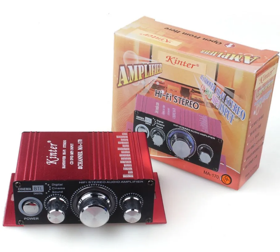 Аркадная игра MA 170 12 В 2 канала светодиодный мини HIFI стерео усилитель для Аркада