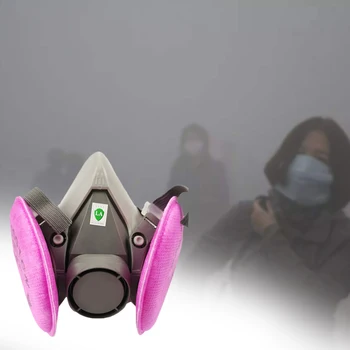 

6200 Half Facepiece Mask with Dual Filter Adjustable Industrial Respirator