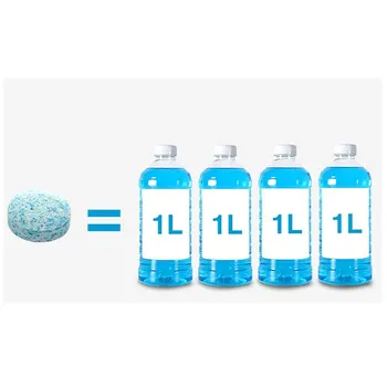 

10PCS/Pack(1PCS=4L Water)Car Solid Wiper Fine Seminoma Wiper Auto Window Cleaning Car Windshield Glass Cleaner Car Accessories