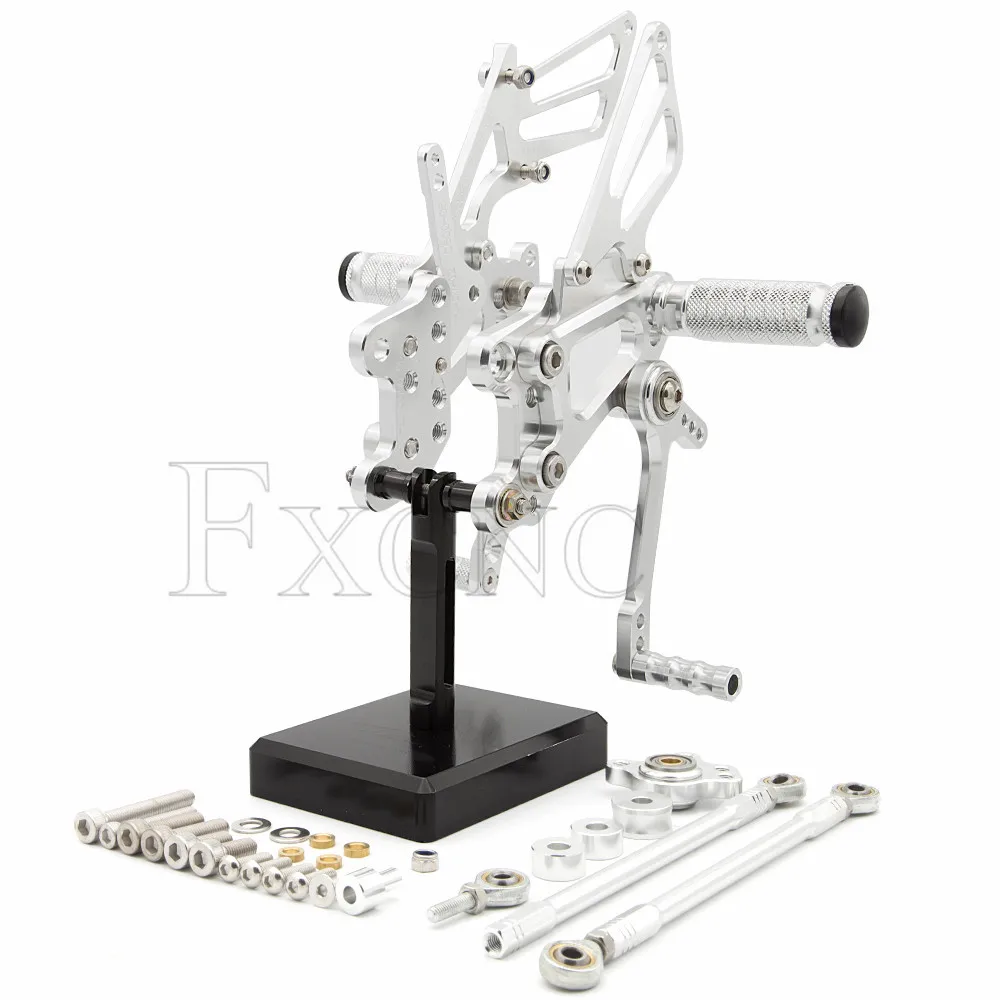 Для Honda CBR1000RR 2004-2007 CNC регулируемая подножка для ног Педаль Peg Rearset задний Набор