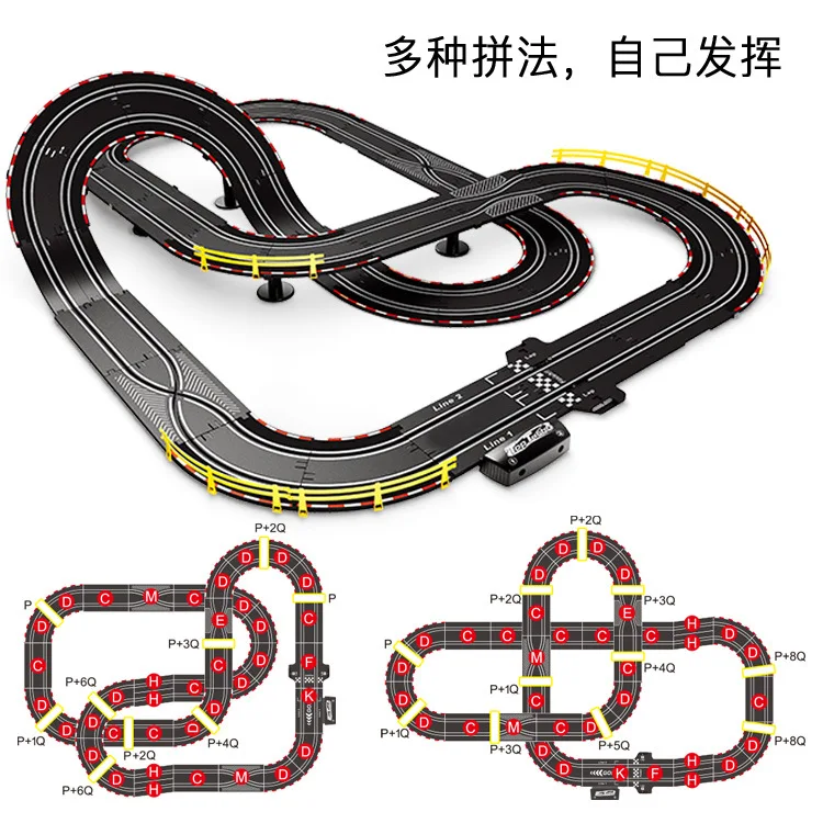 

2.4G Wireless Digital Remote Control Hand-cranking Power Generation lu gui che Set Children Parent And Child Athletic Toy Railwa
