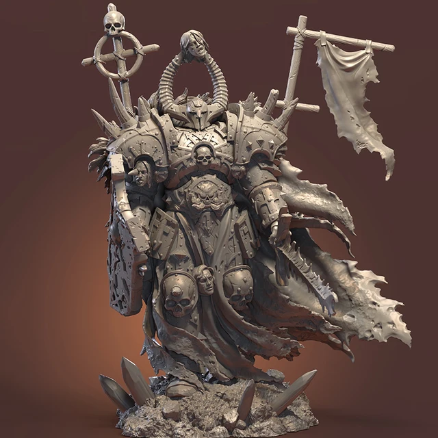 1/24 ancient warrior fantasy stand    Resin figure Model kits Miniature gk Unassembly Unpainted 2