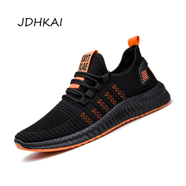 US $10.96 2020 New Mens Shoes Male Casual Mesh Breathable Loafers Shoes For Men Striped Laceup Walking Train