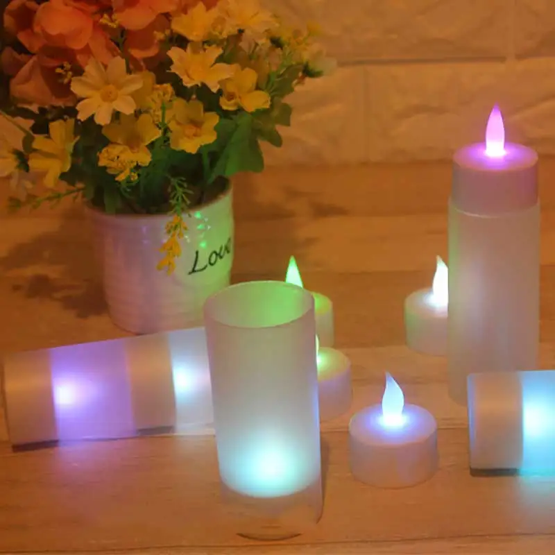 Bougies LED Noël En Forme De Pomme De Pin - Effet Scintillant, Minuterie, Sans Flamme, Décoration De Table (lot De 2)