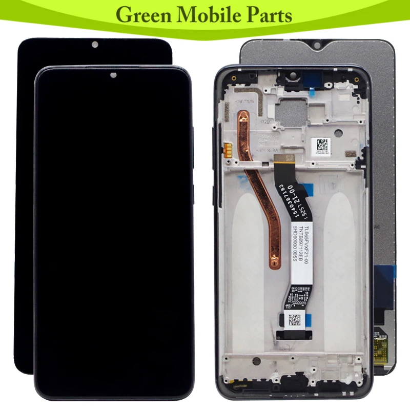 

100% Tested 6.53 Inch For Xiaomi Redmi Note 8 Pro LCD Display With Frame Digitizer Assembly For Redmi Note 8 Pro LCD