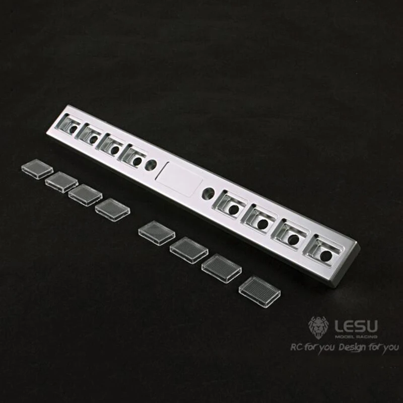 LESU Metal Rear Bumper Taillight Base for 1/14 TAMIYA Grand King Hauler Tractor Truck | Игрушки и хобби