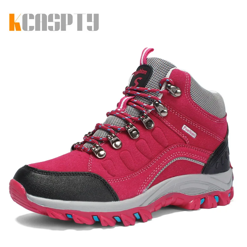 

Outdoor Waterproof Hiking Boots Men Women Winter Shoes Walking Climbing Hiking Shoes Mountain Sport Boots Hunting Mens Sneakers