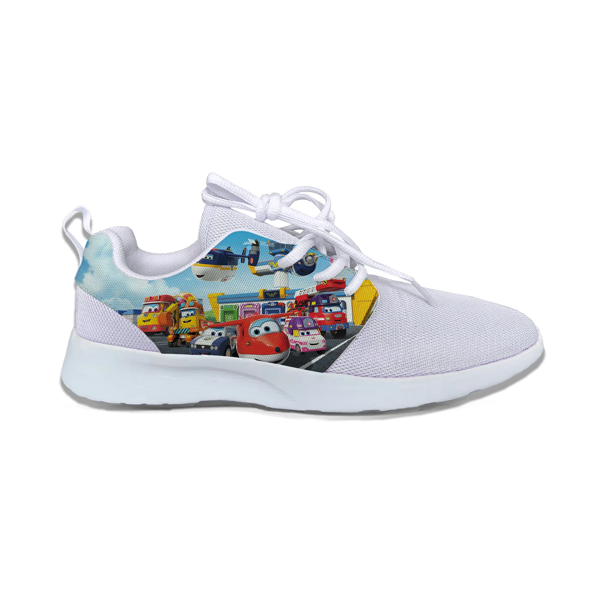 Cartoon wings super Hot Fashion Pretty Kids Sport Running Shoes Funny Casual Breathable 3D Printed Sneakers Children Boys Girls - Цвет: wings2