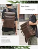 Large Leather Backpack Men Luxury Designer Laptop Bagpack for Man Backpack for School Bag Travel Backpack Bag Men's Daypack 3