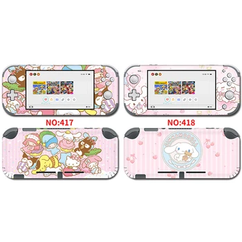 

Pink Cute Cartoon Protective Sticker Vinyl Decal Protector Skin for Nintend Switch Lite Console Game Controller Accessories