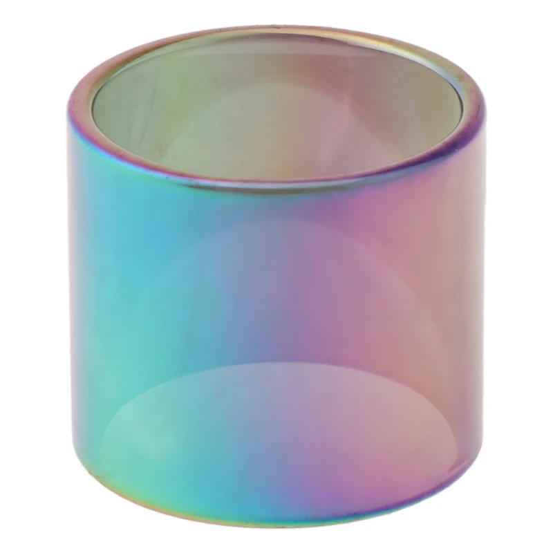 Стеклянный резервуар сменная стеклянная трубка Pyrex радужного цвета для