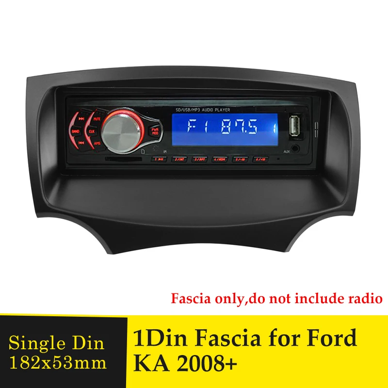 Один Din аудио панель для Ford KA 2008 + стерео радио GPS DVD плеер рамка CD Панель Крепление