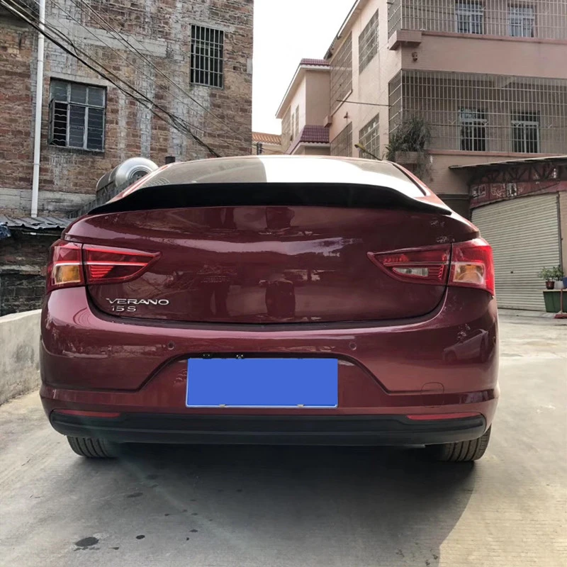 Для система навигации для Buick Verano GT Spoiler15-18 Verano спойлер Высокое качество ABS Материал заднее крыло автомобиля четыре двери-задний бампер автомобиля багажник хвост
