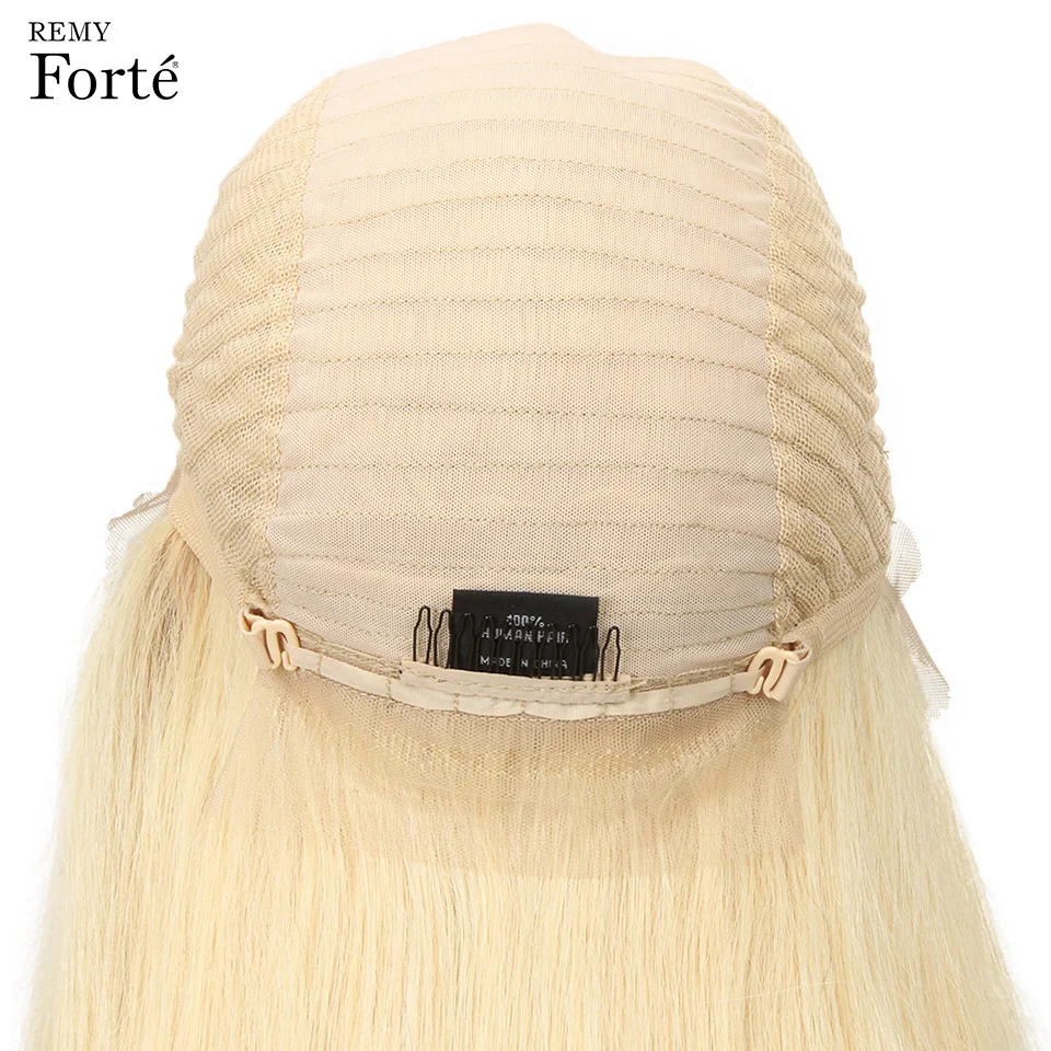 Remy Forte кружевные передние человеческие волосы парики Remy бразильские волосы парики 13X4 кружевные парики 613 блонд кружевные короткие парики из человеческих волос