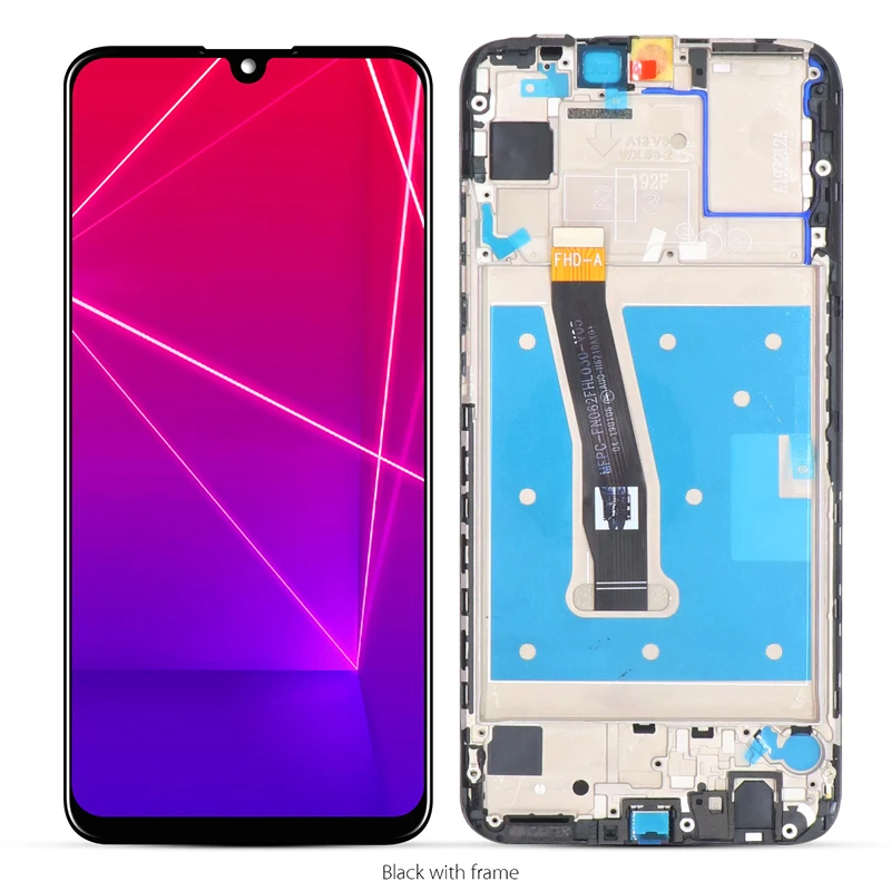 Дисплей для huawei P Smart, ЖК-экран, сенсорный дигитайзер в сборе, P Smart, ЖК-экран с заменой рамки