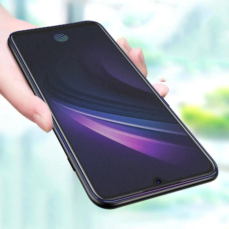Полное покрытие матовое анти-синее закаленное стекло для VIVO Y12 Z5X Z1 Pro матовое Анти-голубой-лучевой протектор экрана для фронтальной пленки IQOO Neo