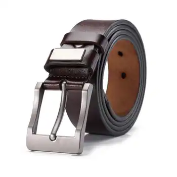 

New fashion men's leather belt casual pin buckle wild leather belt