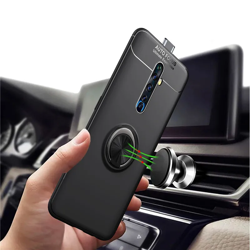 Чехол для телефона OPPO Reno 2Z мягкий ударопрочный чехол из ТПУ с магнитом на