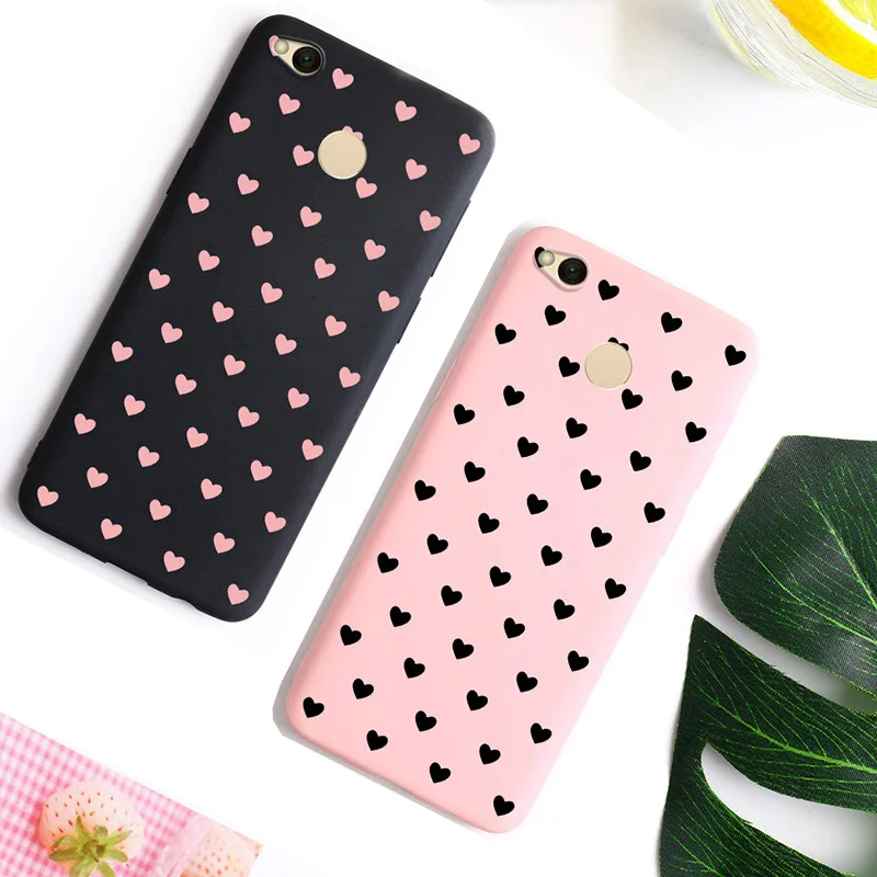 Мягкий чехол из ТПУ с сердечками для Xiaomi Remdi 6 5 plus 6A 4X S2 Note 5A Pro MI8 Lite Iphone 6s 7 8 Plus X XS Max