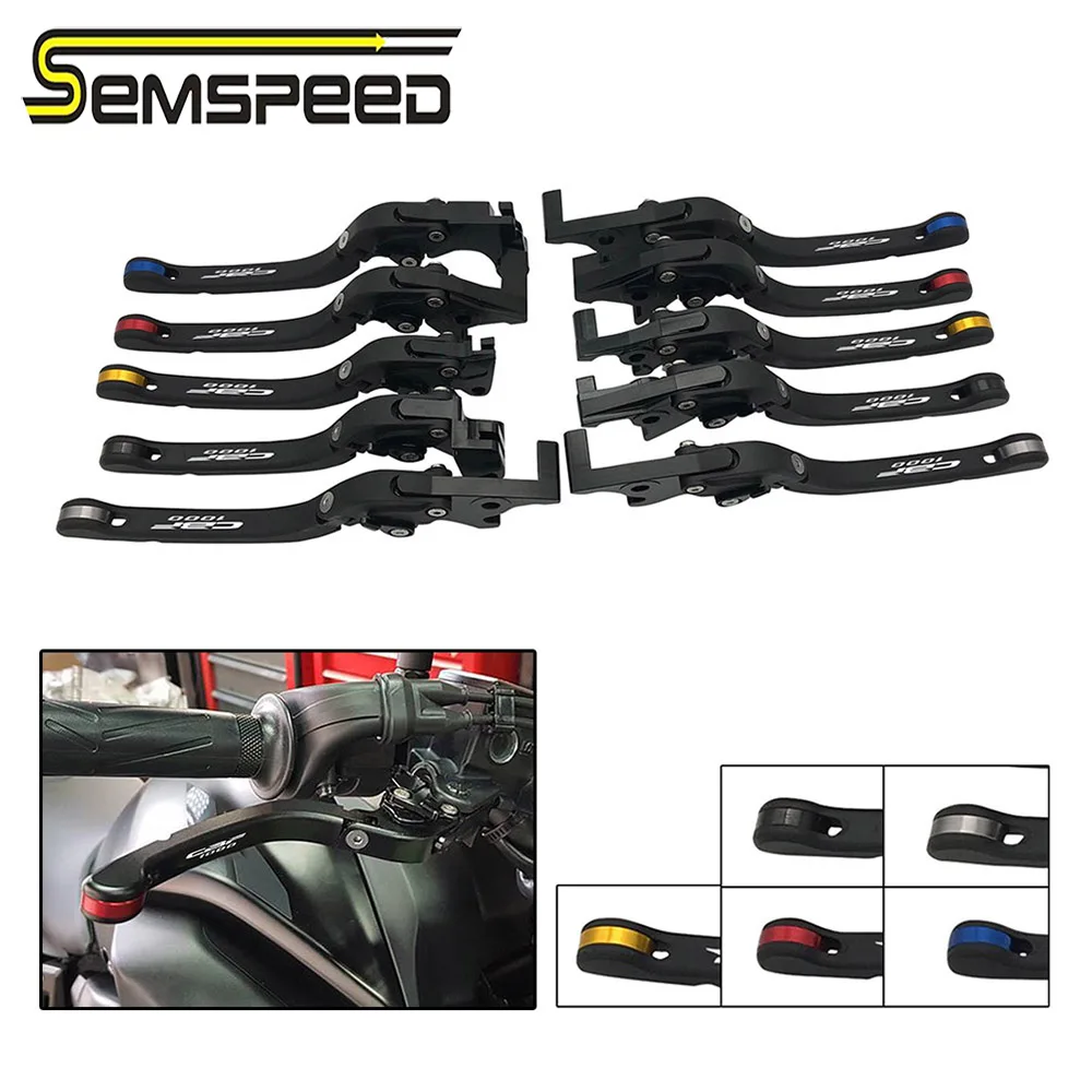 

SEMSPEED CBF1000 логотип Мотоцикл с ЧПУ Новые складные рычаги сцепления ручки для Honda CBF1000/A 2010-2012 2013 Аксессуары