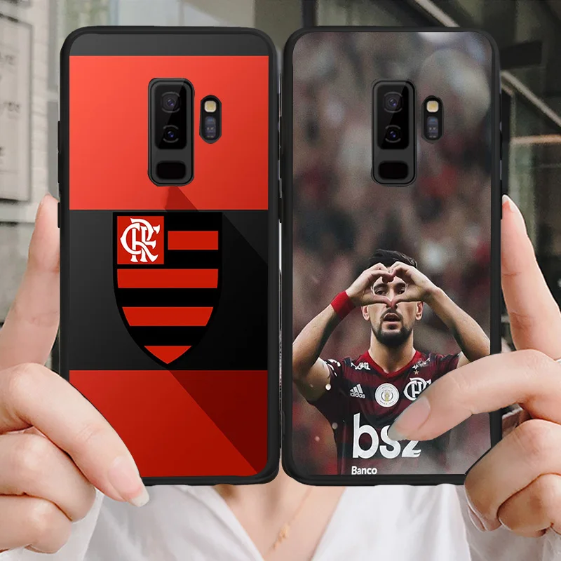 

Flamengo RJ FC Phone Case For Samsung Galaxy S6 S7 Edge S8 S9 Plus A3 A7 A5 A8 A9 C5 J5 J7 S5 DIY Case Soft TPU De Arrascaeta