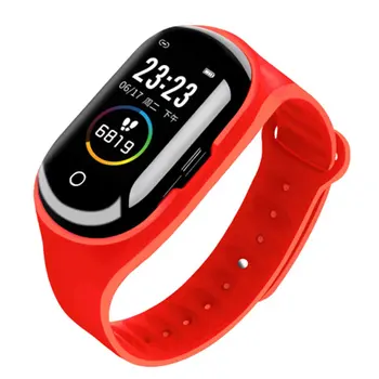 

2 In 1 Smart Watch With Call Earphone Handsfree Earbuds Smart Wristband Sport Watch Fitness Tracker For Ios Android