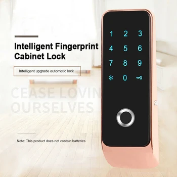 

Drawer Cabinet Fingerprint Lock Anti-theft Wardrobe Smart Keypad Biometric Password Battery Powered Home Security Door Digital