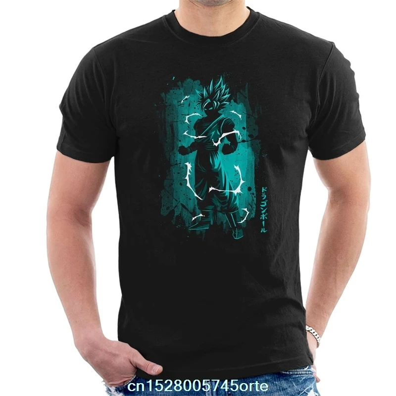 Printed camiseta Dragonball Z Goku God Of Destruction Men's T-Shirt 100% cotton women tee shirt | Мужская одежда