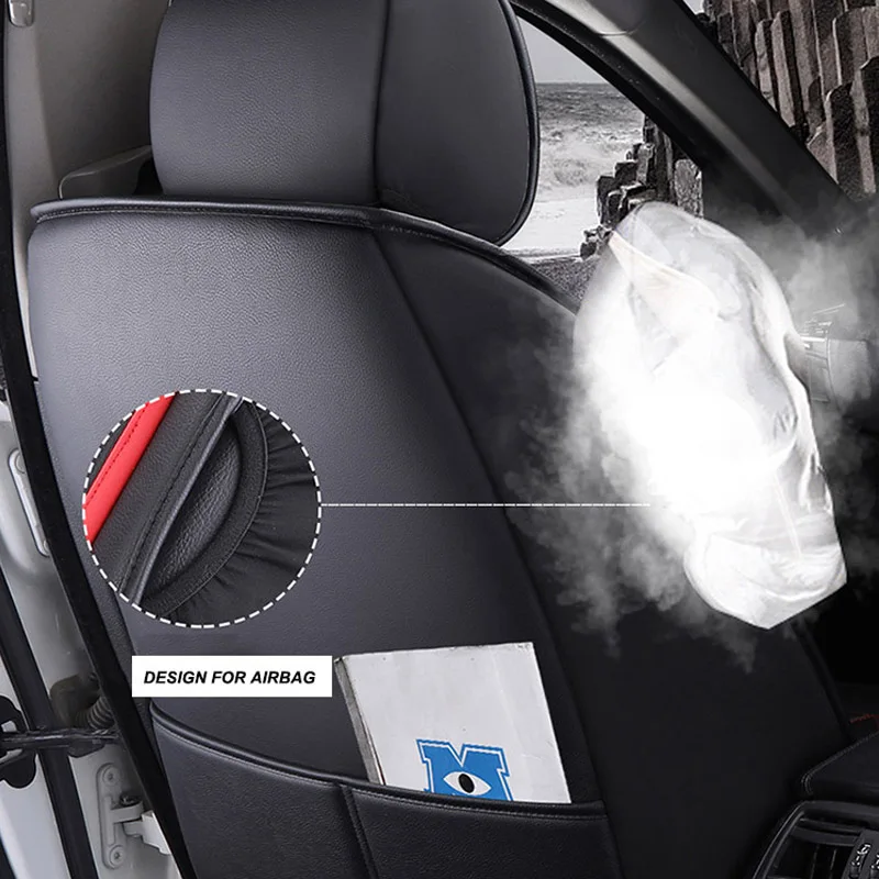 1 PCS leather car seat cover For jetta Volkswagen vw polo 9n sedan 6r touareg passat b3 Golf 7 caddy Tiguan amarok accessories