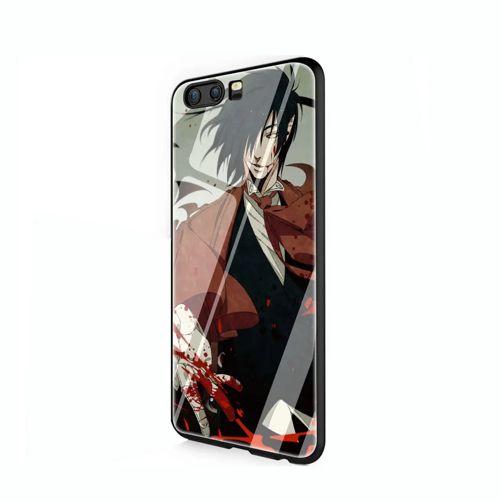 EWAU аниме Хеллсинг Алукард закаленное стекло чехол для телефона huawei mate P 10 20 30 Lite Pro Y9 Honor 8X 7A - Цвет: G8