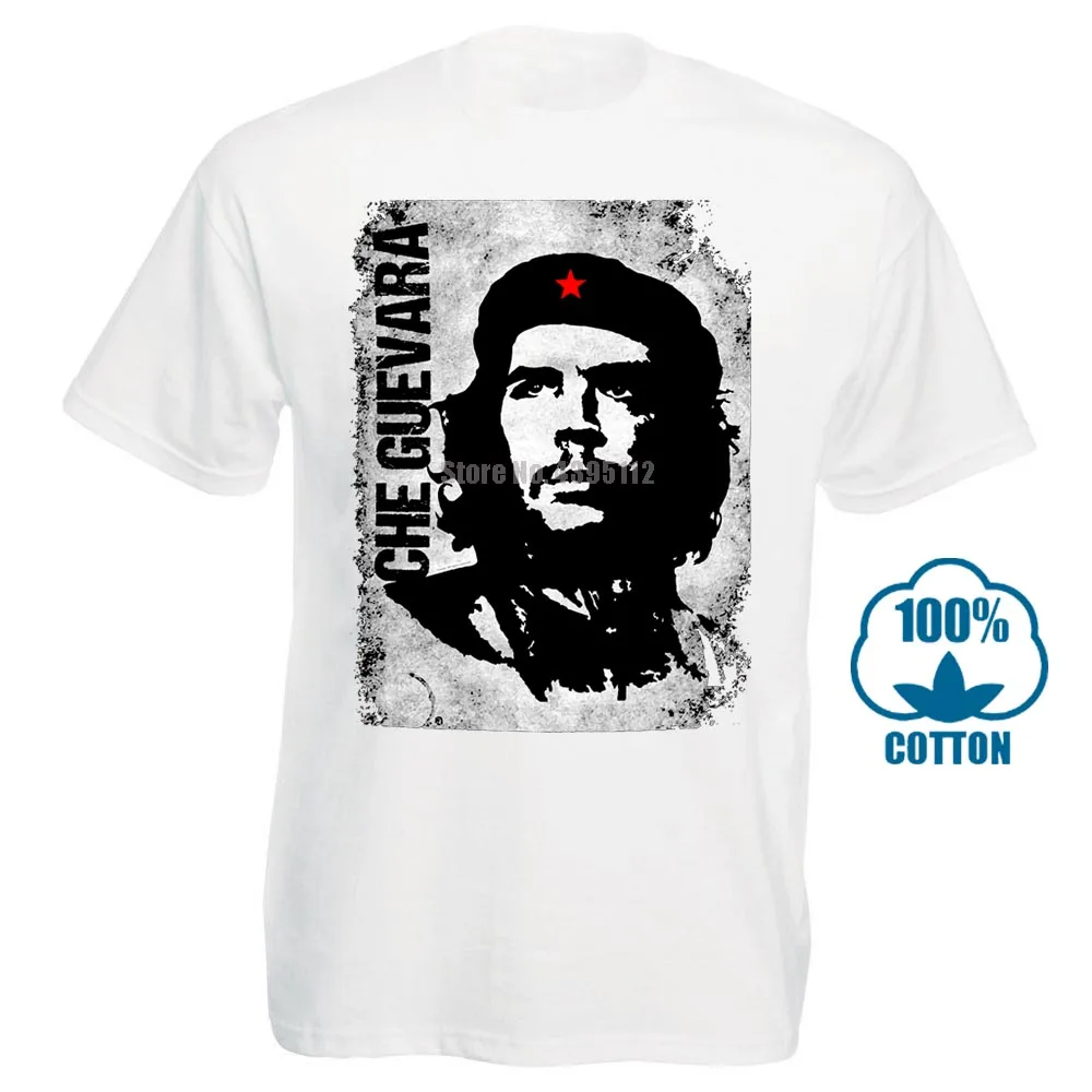Официальный Che Guevara Винтажная Футболка революционная Легенда - Цвет: Белый