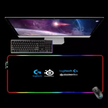 

Gamer Desk Pad Large Mousepad Rgb Office Carpet Keyboard and Mouse Mat Logitech Mausepad Anime Rug Mouse for Computer Table Diy