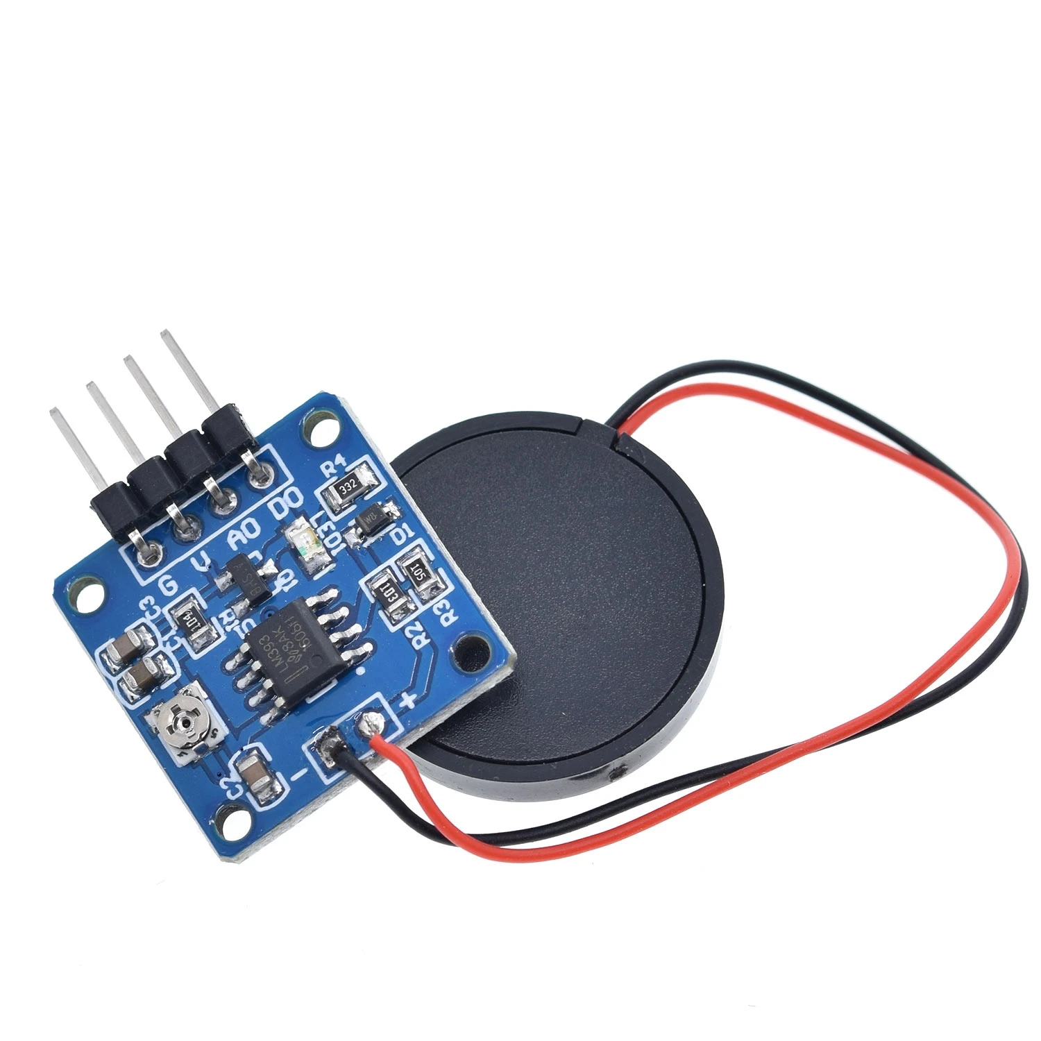 Generic Piezoelectric Shock Tap Sensor Vibration Switch Module For