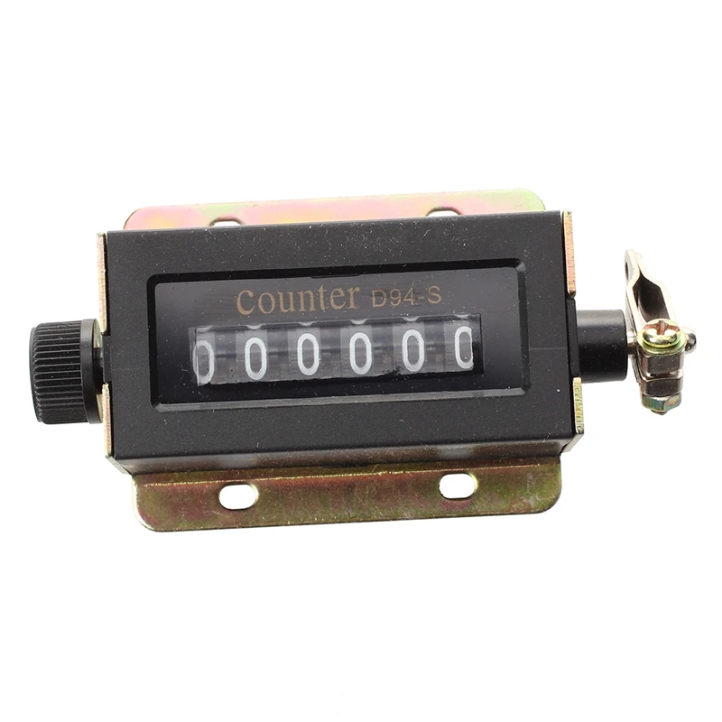 D94-S 0-999999 6 цифр сбрасываемый механического вытягивания счетчик