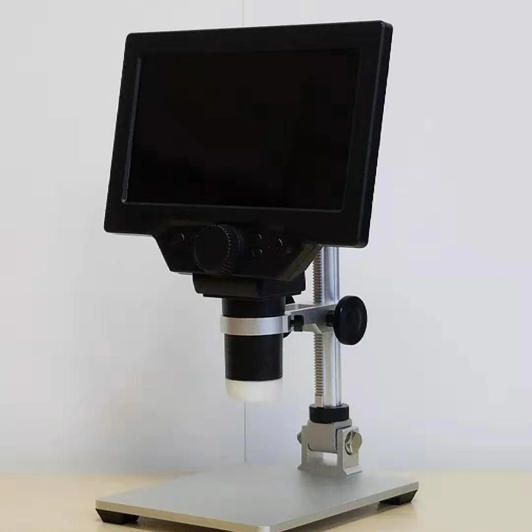 DANIU G1200 цифровой микроскоп 12MP 7 дюймов Большой HD lcd цифровой дисплей 1-1200X непрерывное усиление вращающийся Лупа