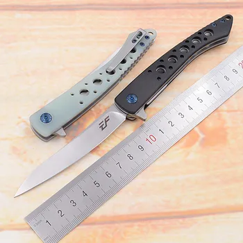 

Eafengrow New EF943 ball bearing flipper Folding D2 Steel G10 Camping Hunting Kitchen Survival Outdoor EDC Tool Utility Knife