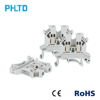 

Din Universal Rail Terminal Block UK-2.5B Wire Connector Connductor Universal Class Connector Screw Terminal Block Strips 10Pcs