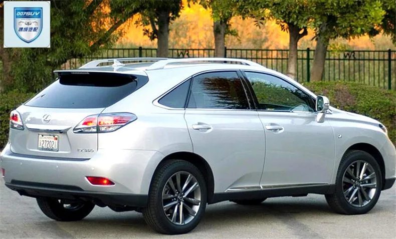 Для Lexus RX270 RX350 2009 2010 2011- алюминиевый сплав серебристый верх Рейлинги на крышу стойки боковые полосы украшения отделка автомобиля аксессуары