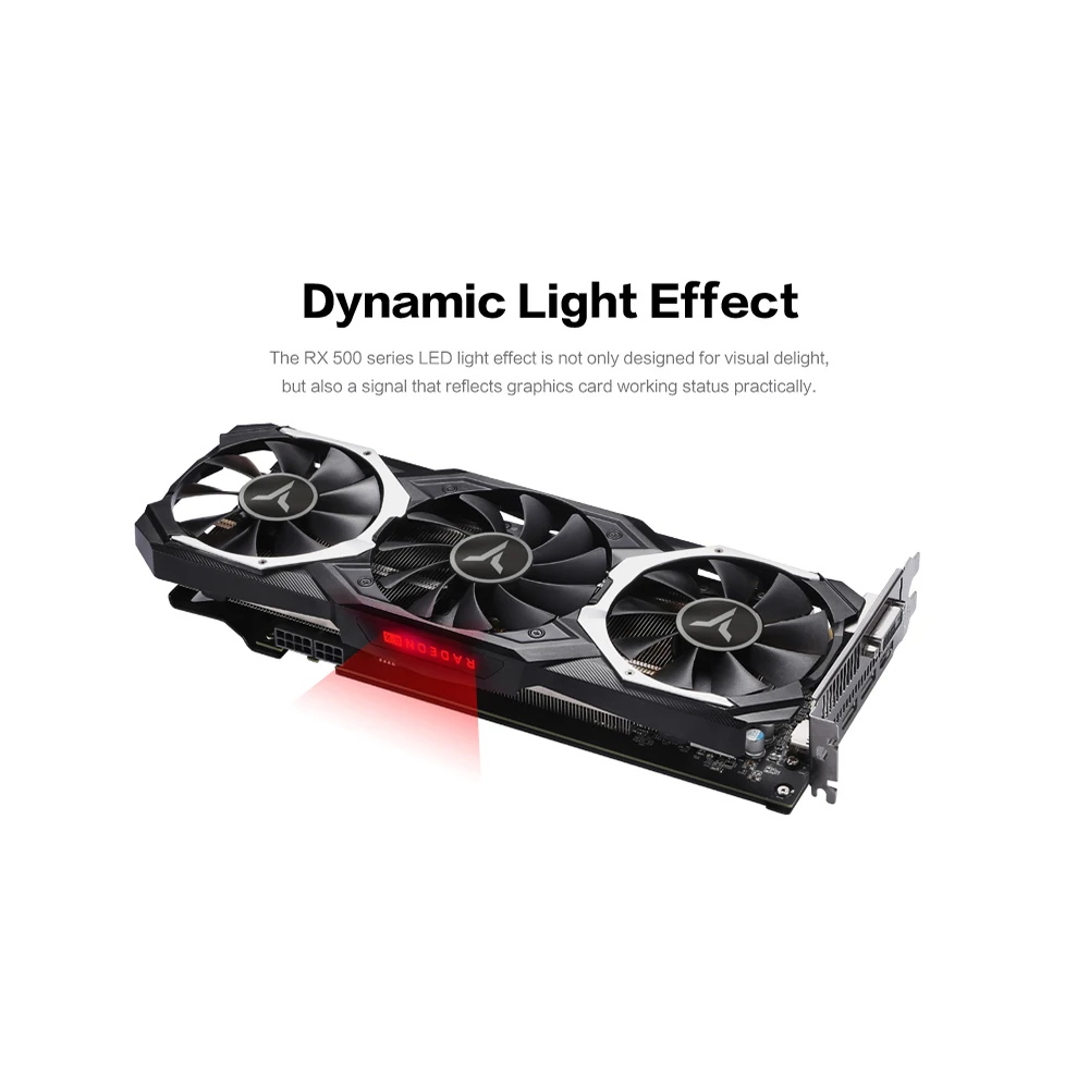 Yeston RX 580 RX580 8G D5 игра ACE PA Видеокарты Radeon Chill Polaris 20 GPU Ледниковая система охлаждения 8 Гб памяти GDDR5 256bit