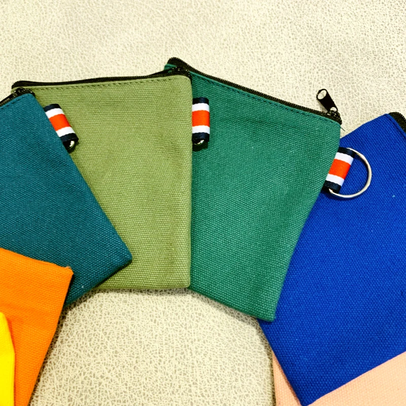 DIY solid color zipper coin purse woman cartoon zipper wallet mini multifunctional toy storage bag children's best gift key bag 3
