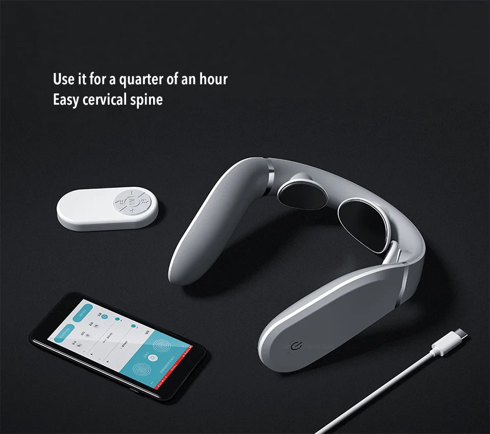 Xiaomi Mijia шейный массажер G2 хиропрактический шейный протектор шеи Многофункциональный горячий компрессионный Электрический физиотерапия